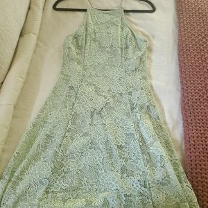 Light teal dress